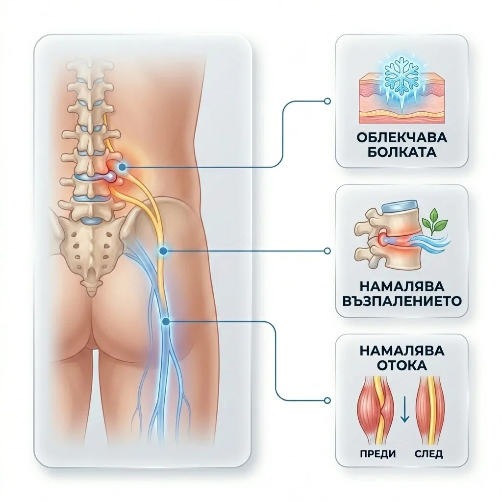 Как действа Remedium Health Cooling Gel при ишиас и болка в кръста